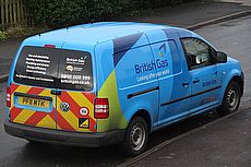 british gas van