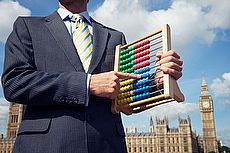 mp businessman abacus