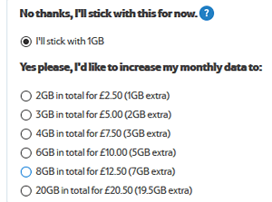 tesco mobile additional data