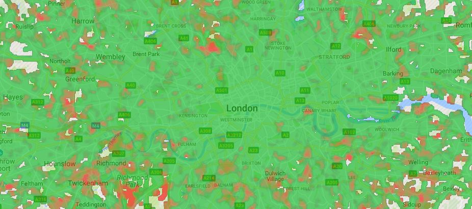Three 4G coverage