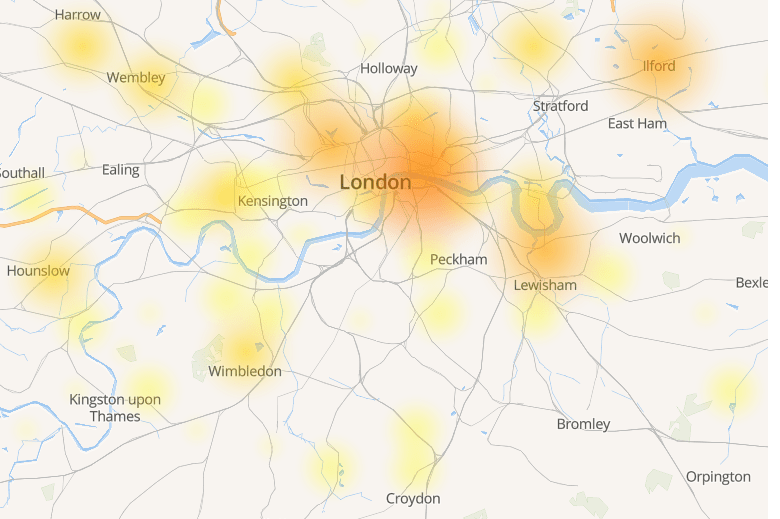 BT London outages