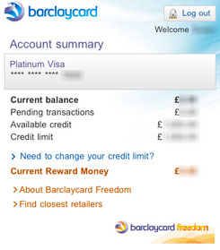 barclaycard freedom balance