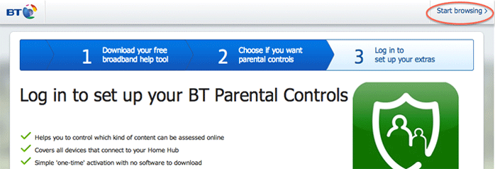 controls set up