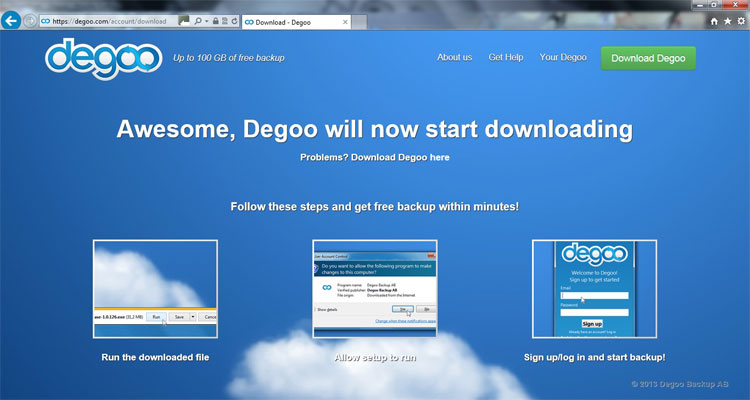 degoo download for windows 10