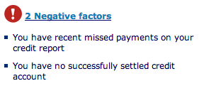 experian warning
