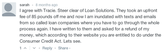 loan scams comment