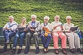 older people reading