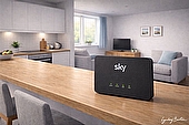 sky superfast broadband illustration