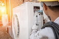 heat pump air source