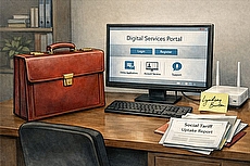 social broadband tariff funding digital by default illustration