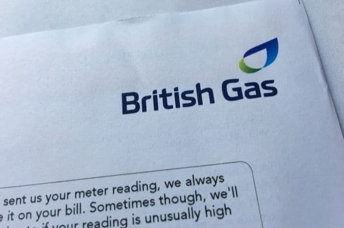 british gas energy bill