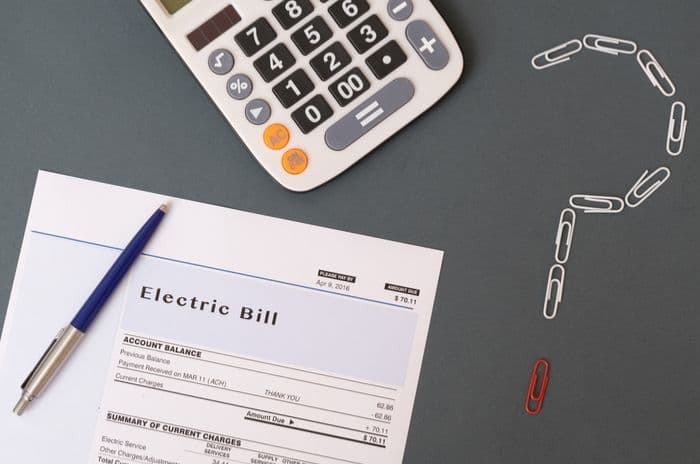 electric bill reading