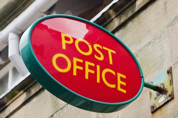 post office wall sign