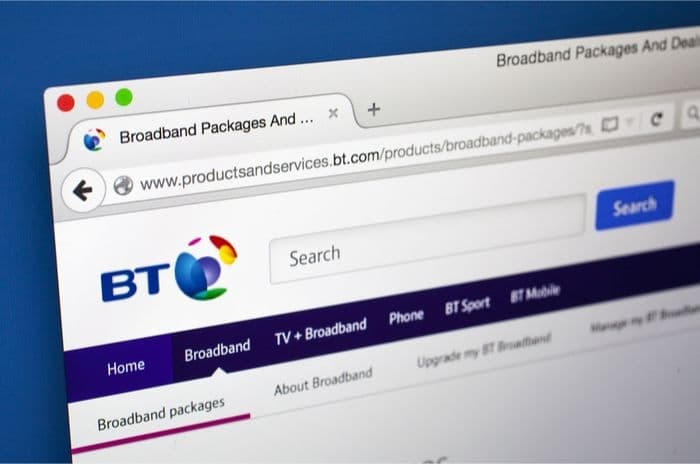 bt website