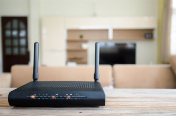 wireless router in home