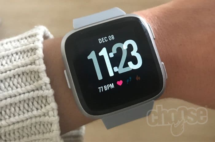 fitbit watch with second hand