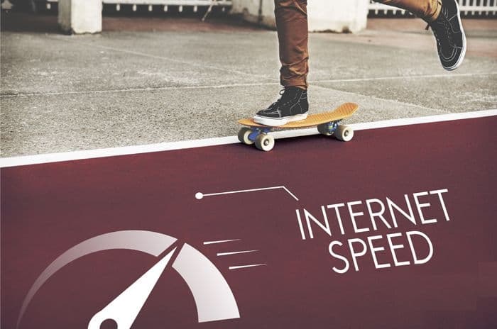 internet speed skateboard