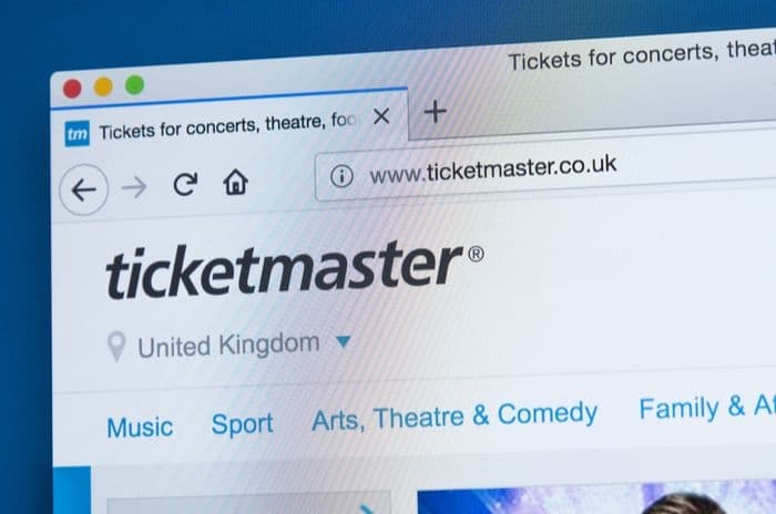 ticketmaster website