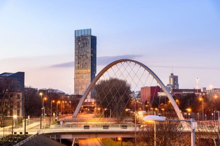 manchester skyline