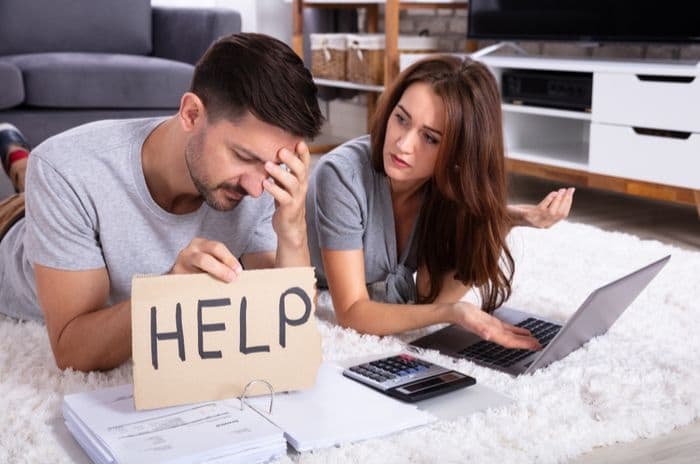 debt help couple
