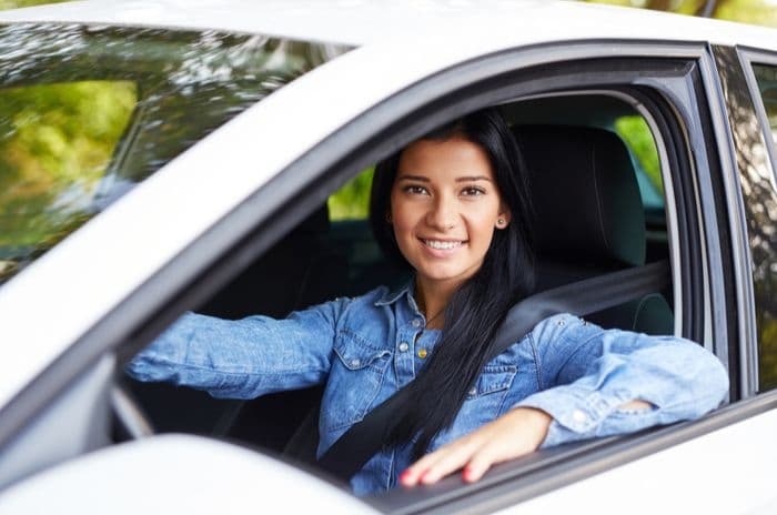 car driver woman