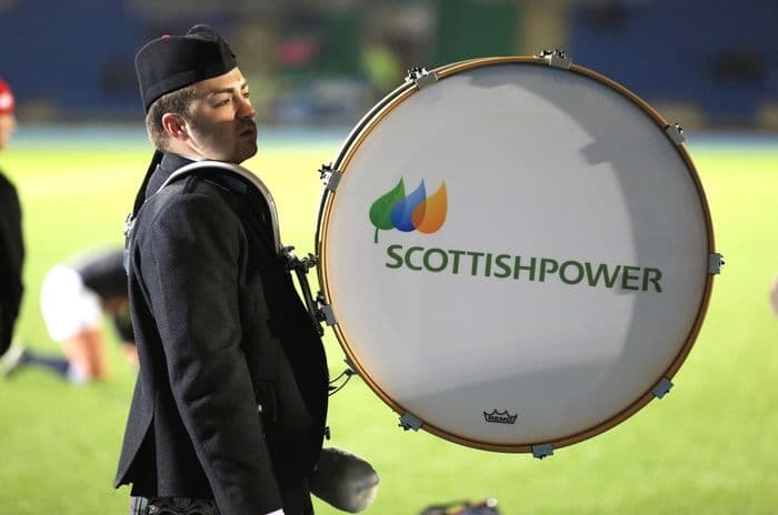 scottish power drum logo