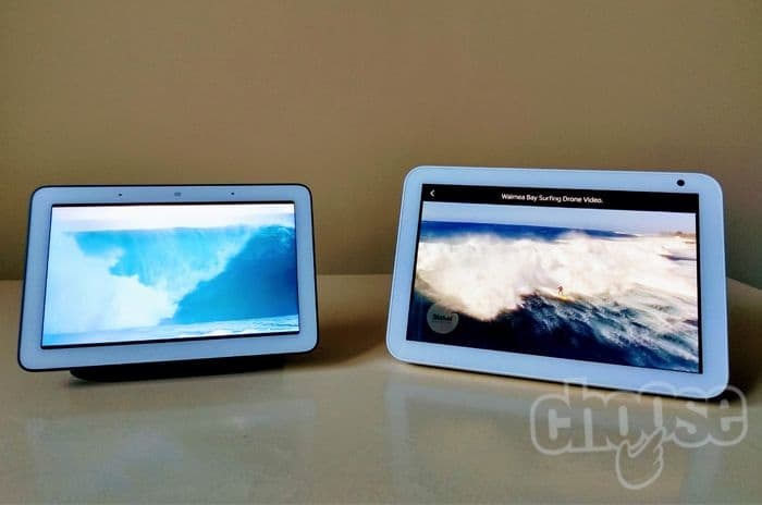 google nest hub vs echo show 8