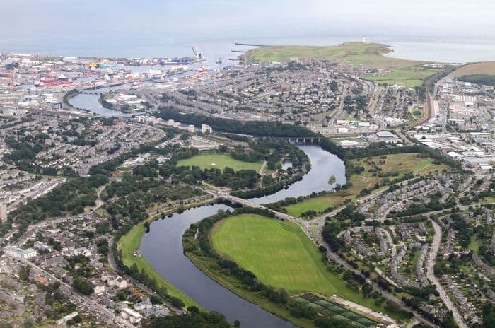 aberdeen scotland city view