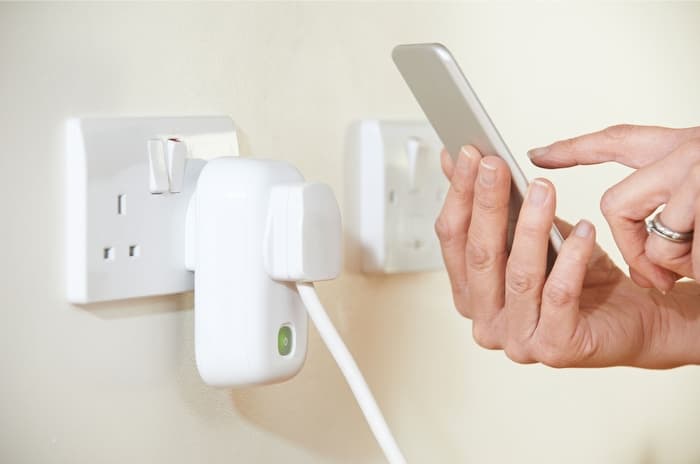 smart plug and phone