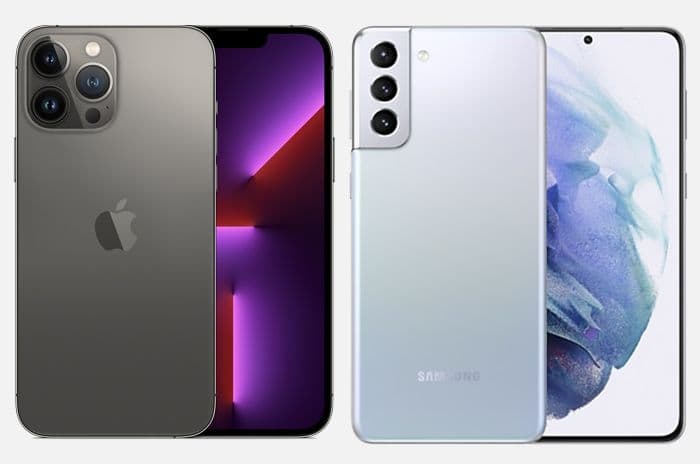 apple iphone 13 pro vs samsung galaxy s21 plus
