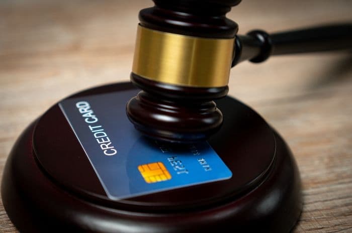 credit card legal hammer