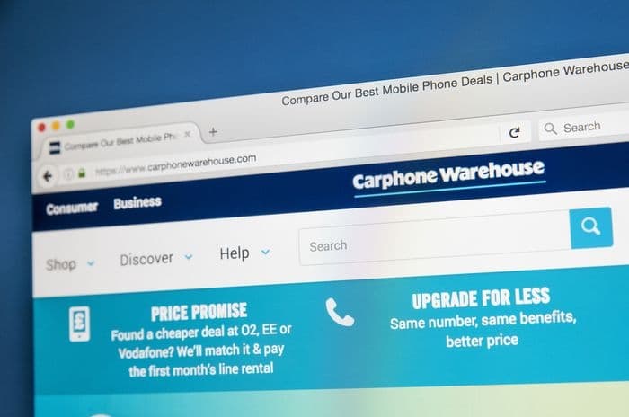 carphone warehouse website