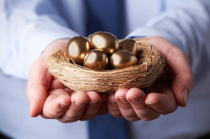 pension nest egg