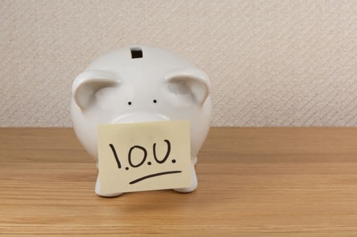 iou piggy bank