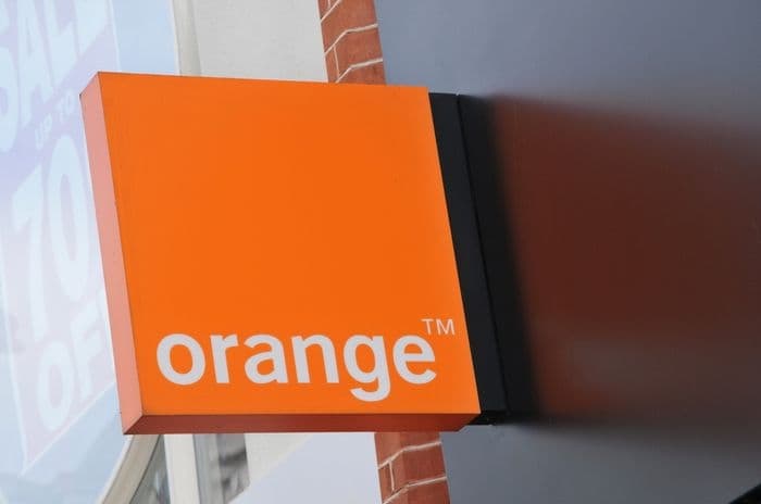 orange shop sign