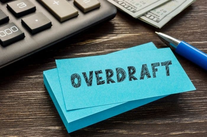 overdraft on notepad