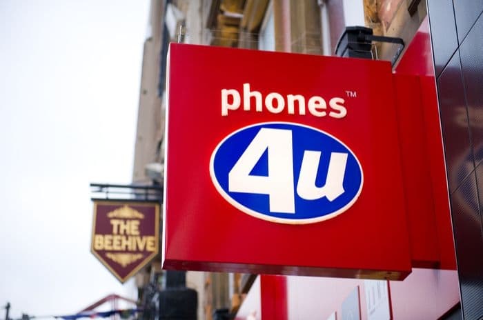phones4u shop sign