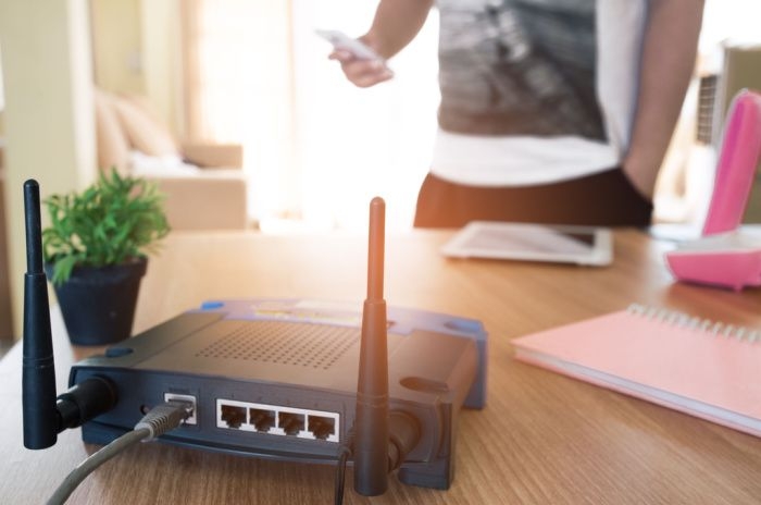 wireless router in home