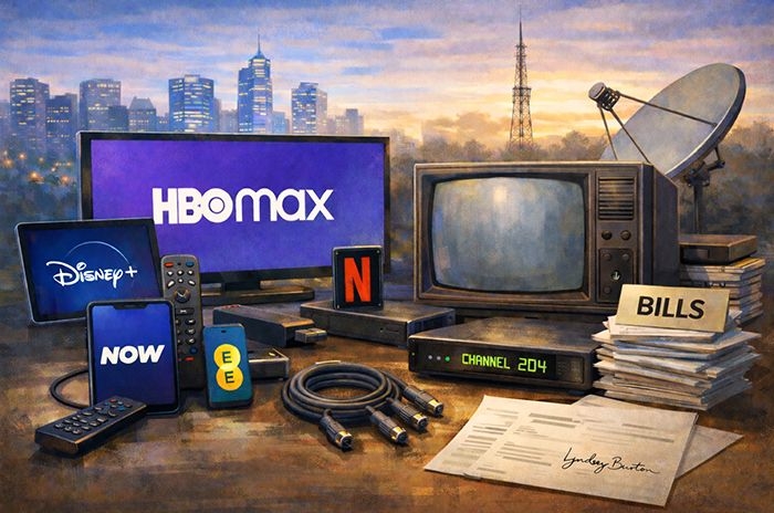 hbo max and streaming platforms becoming more layered and bundled illustration