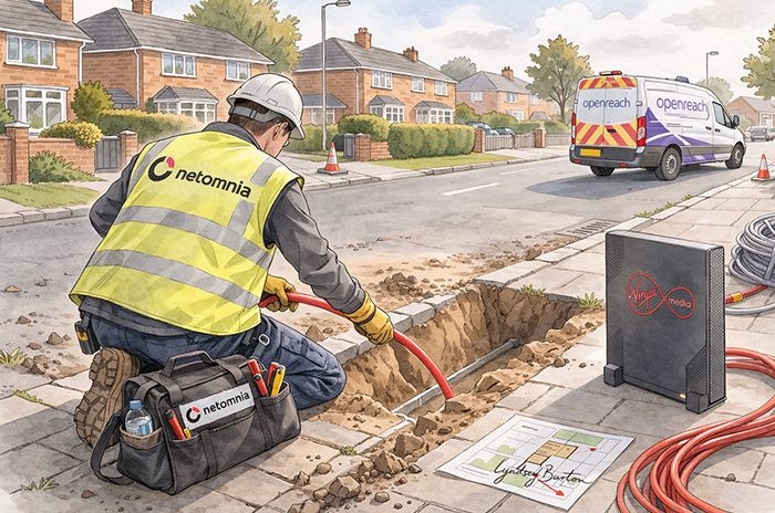 virgin media to buy netomnia to rival openreach illustration