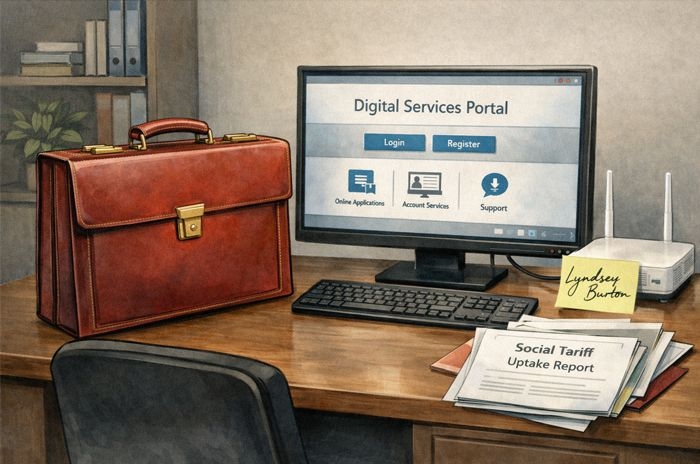 social broadband tariff funding digital by default illustration