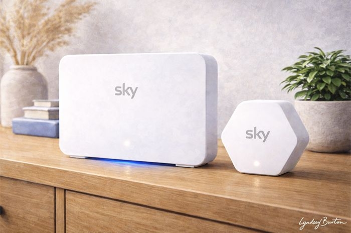 sky wifi max: max hub & max pod illustration