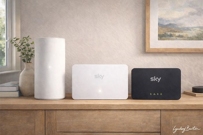 sky routers: gigafast+, max hub, and broadband hub