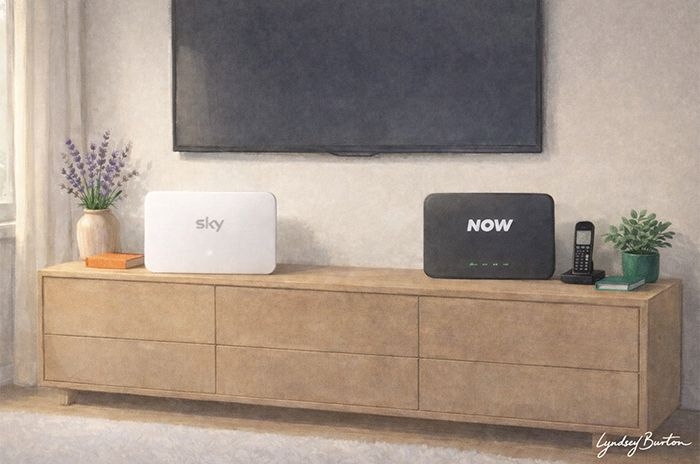 sky broadband vs now broadband illustration