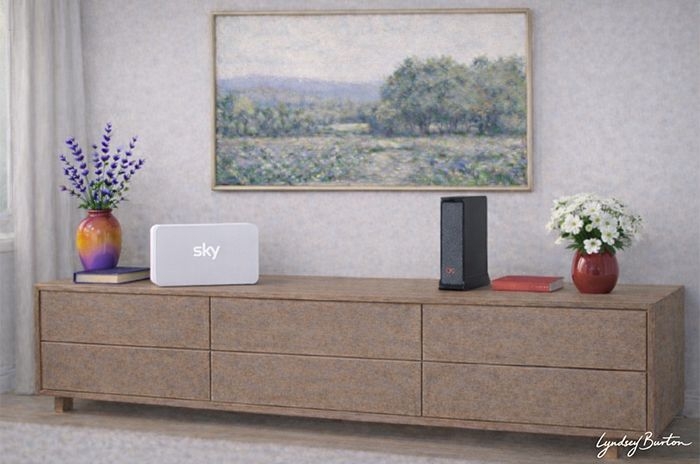 sky broadband vs virgin media broadband illustration