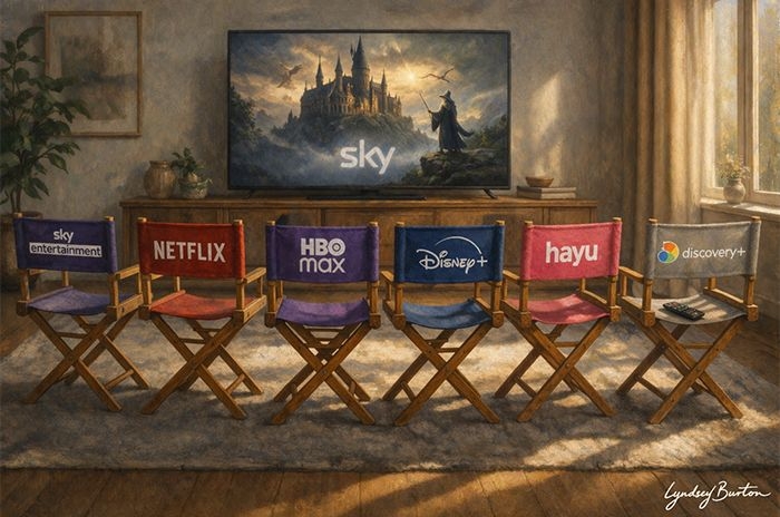 sky ultimate tv illustration