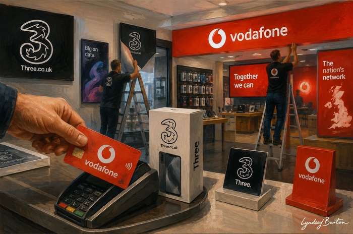 vodafone buys vodafonethree illustration