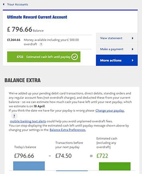 halifax balance extra online