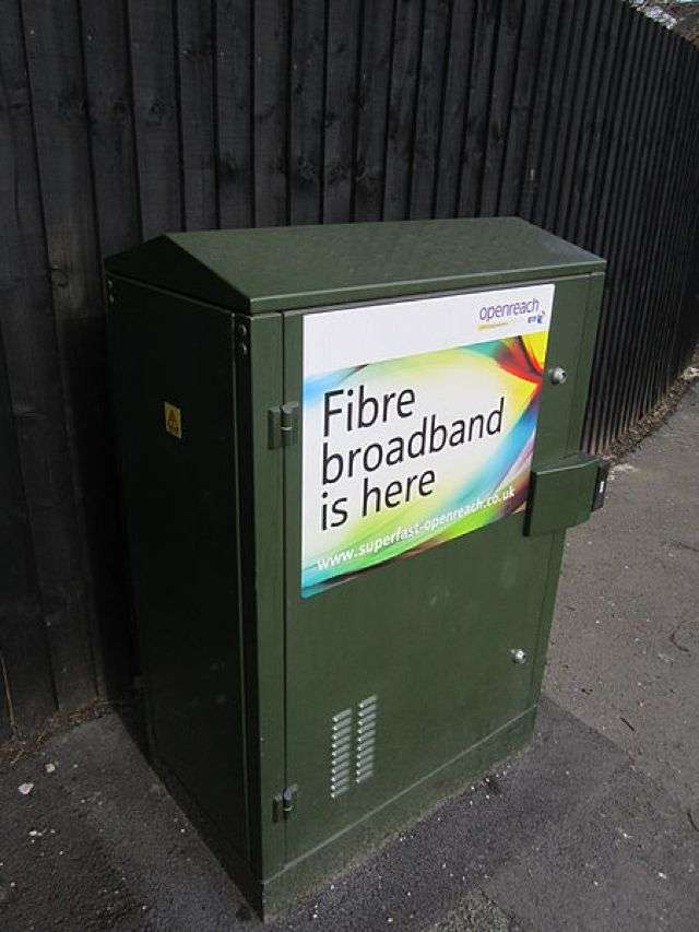 fibre broadband is here