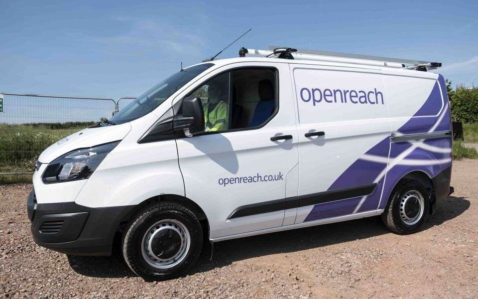 new openreach van